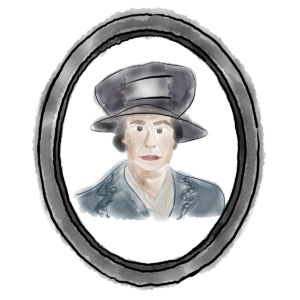 Downton Abbey Caricature of Mrs. Hughes