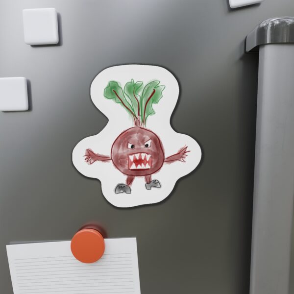 Monster Beet Die-Cut Magnet