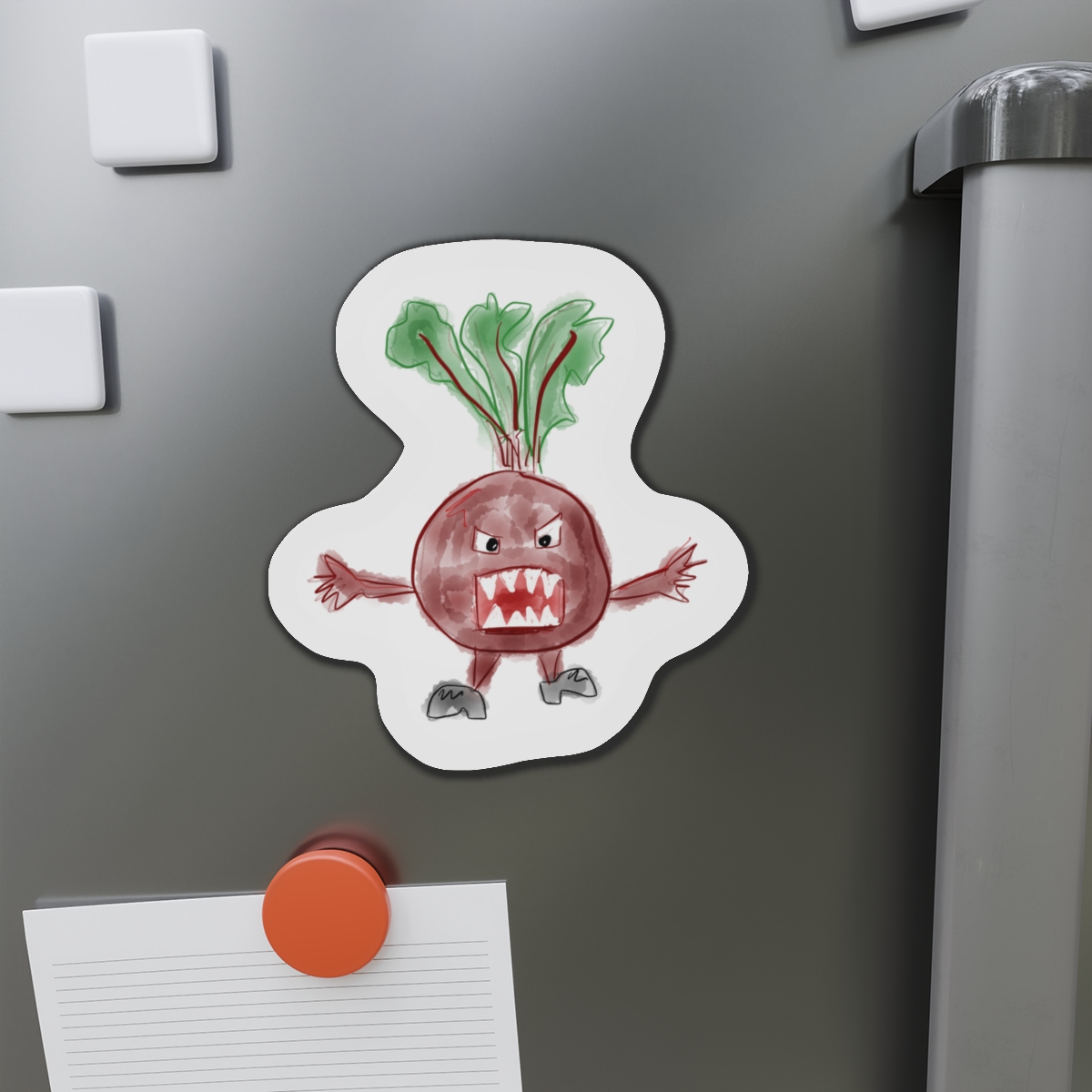 Monster Beet Die-Cut Magnet - The Parodies