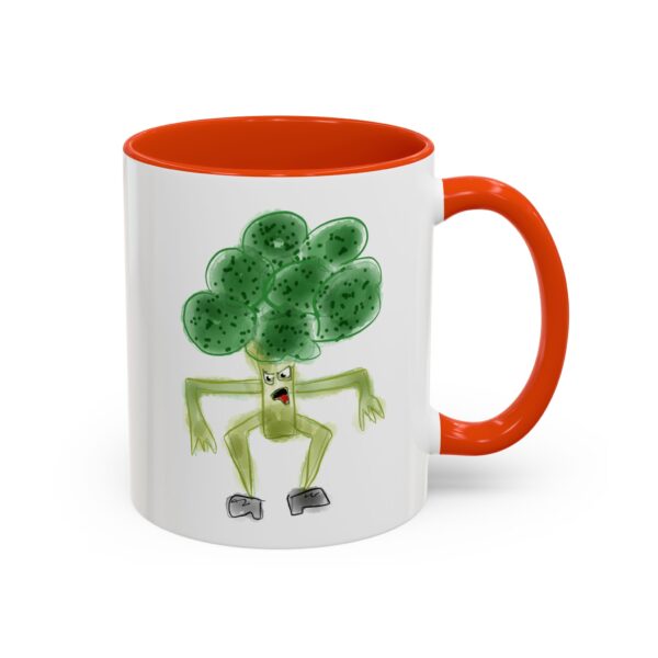Monster Broccoli Mug – 11oz or 15oz Coffee Cup in Assorted Colors