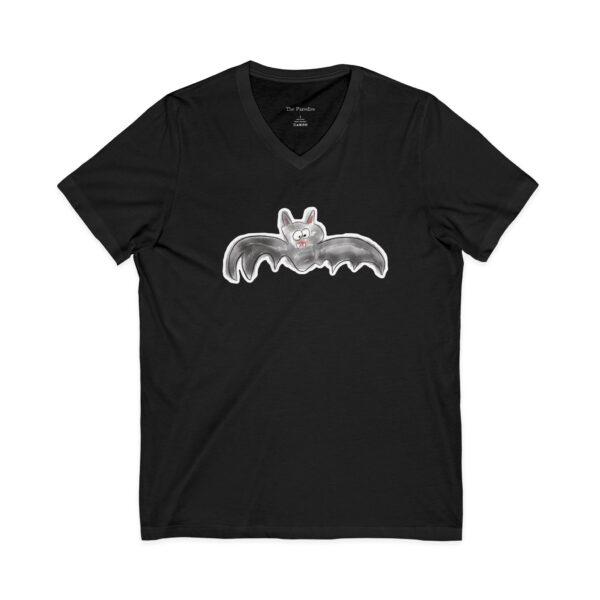 Vampire Bat V-Neck T-Shirt | Bella+Canvas 3005