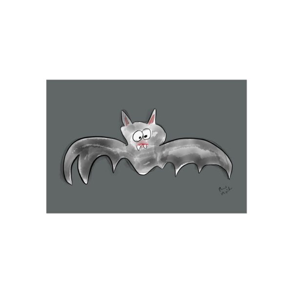 Fine art poster featuring Vampire Bat artwork by Paul Myrick.