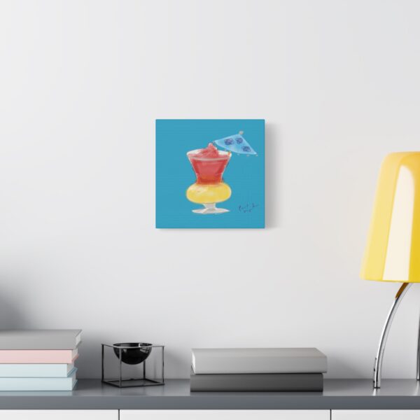 Molokai Mike Canvas Wrap – Retro Tiki Wall Art by Paul Myrick