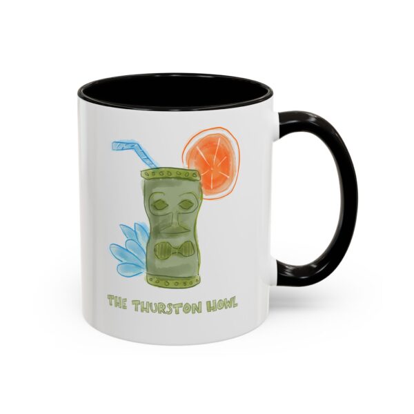 The Thurston Howl Coffee Mug | Watercolor Tiki Drink Art by Paul Myrick | Retro Island Humor