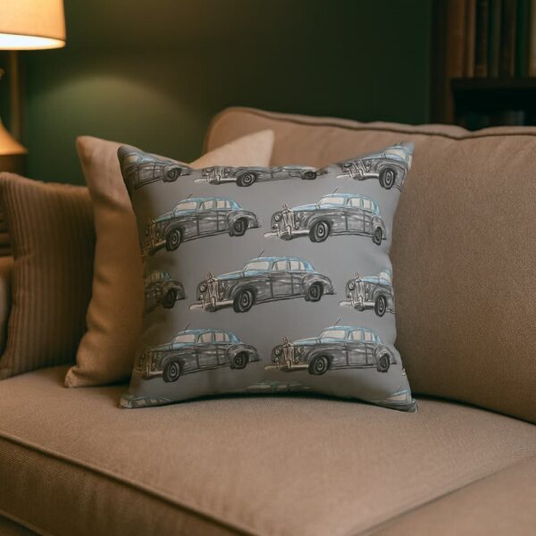 Raggedy Rolls Royce – Throw Pillow by Paul Myrick