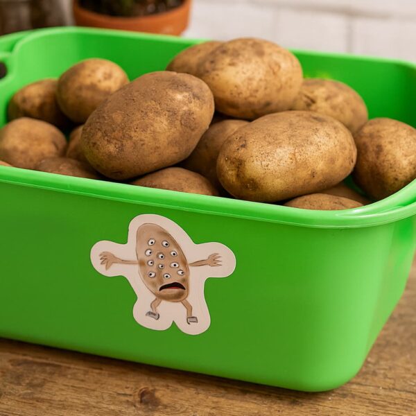 Monster Potato Kiss-Cut Stickers (Each Sticker Sold Separately)