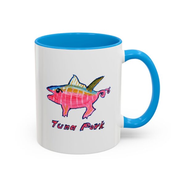 Tuna Pork Coffee Mug – Whimsical Watercolor Creature by Paul Myrick (11oz & 15oz)