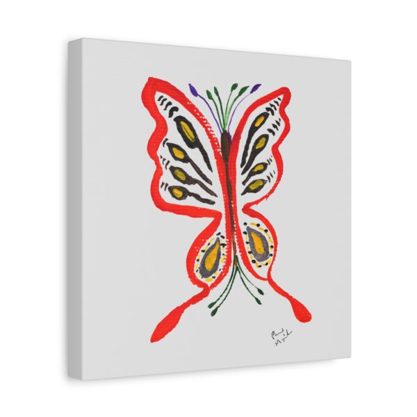 Butterfly Watercolor Canvas Wrap – Fine Art Wall Décor by Paul Myrick | The Parodies