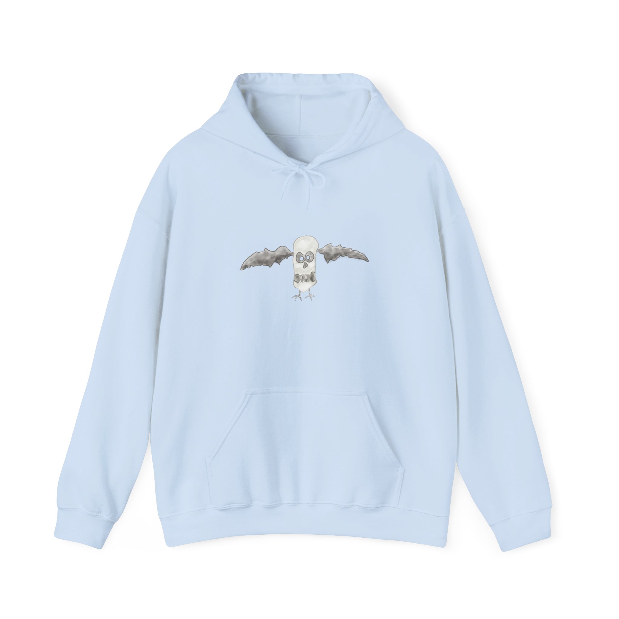 Winged skull hoodie by Paul Myrick