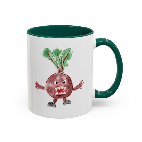 Monster Beet Mug – 11oz or 15oz Coffee Cup in Five Assorted Colors