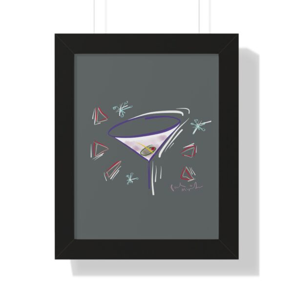 Sputnik Martini – Mid-Century Modern Cocktail Art Print By Paul Myrick