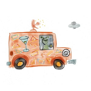 Alien Martini Truck